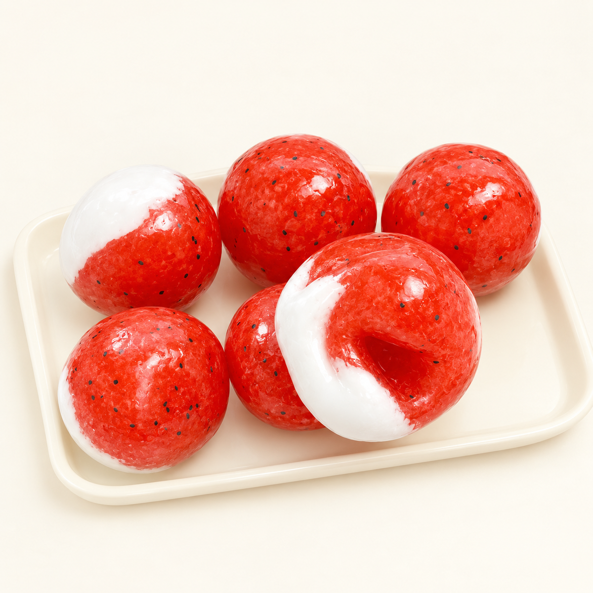 Watermelon Coconut Squishy