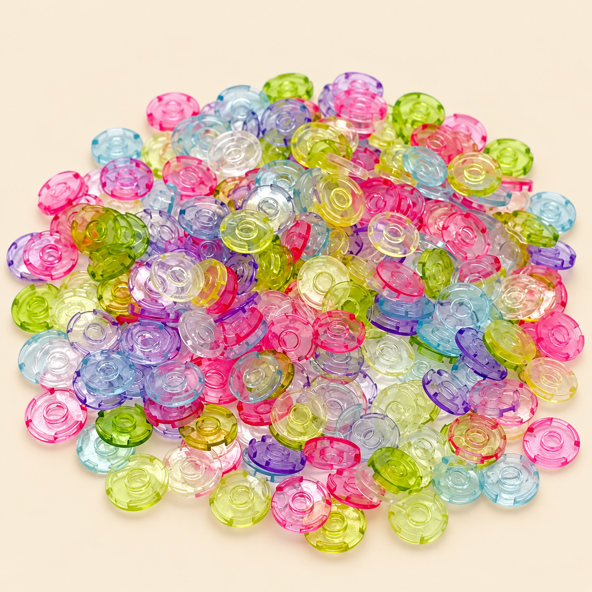 Mixed Color Transparent Ring Fillers 20g