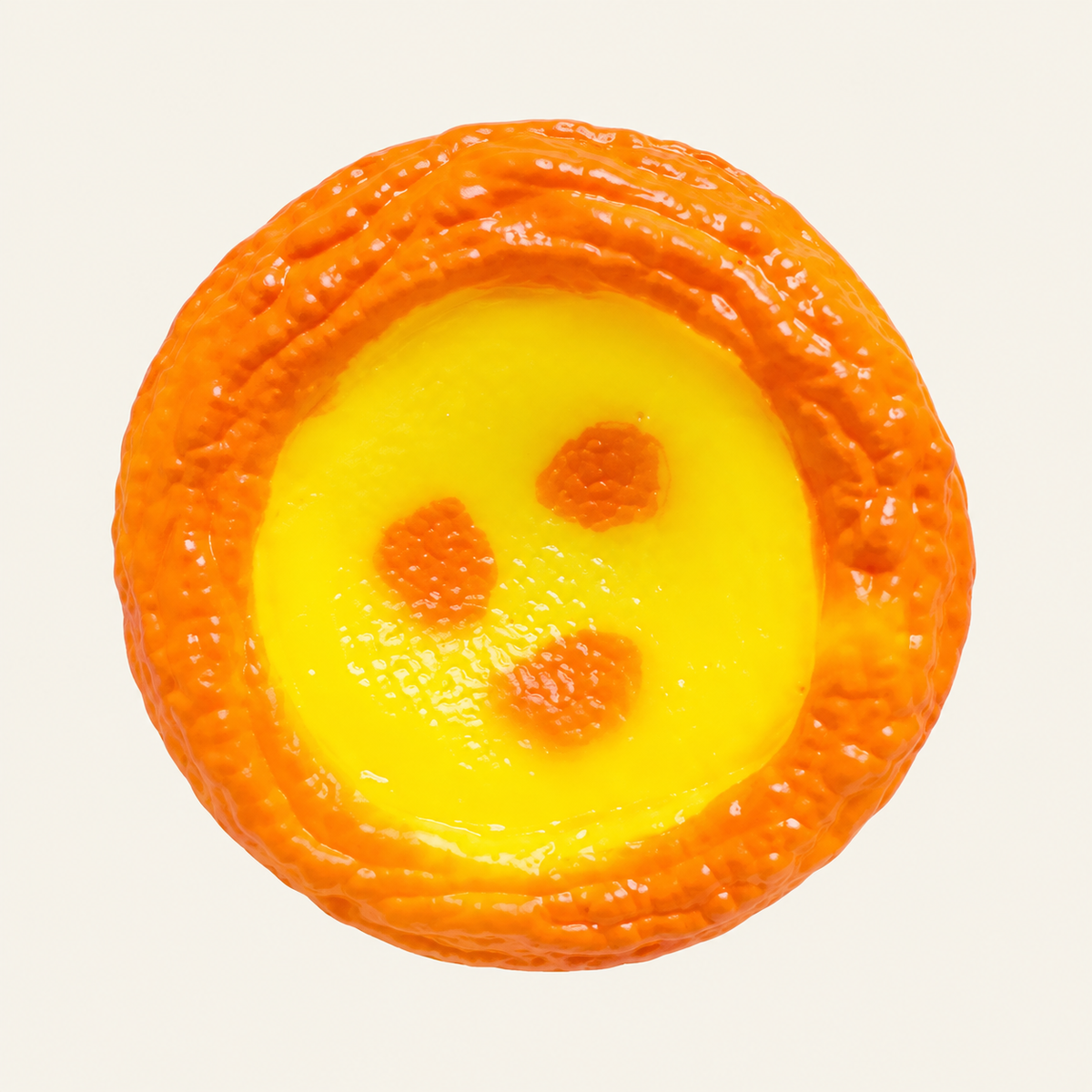 Egg Tart DIY Squishy Skin with Lid
