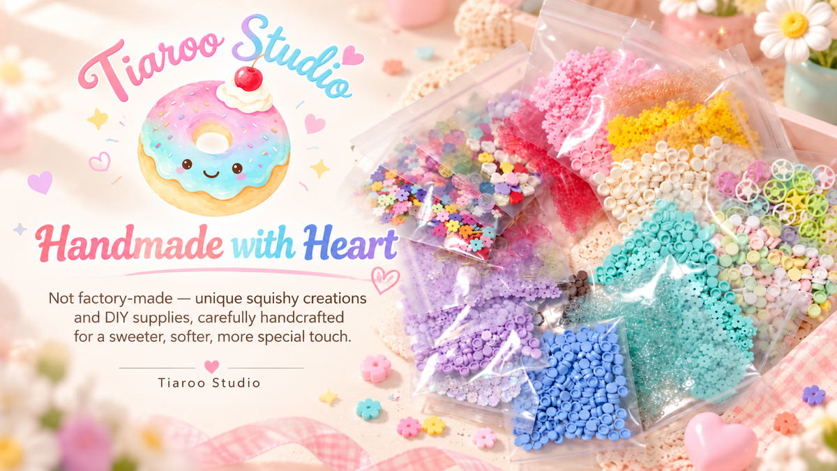 Tiaroo handmade squishies — cute, soft, satisfying