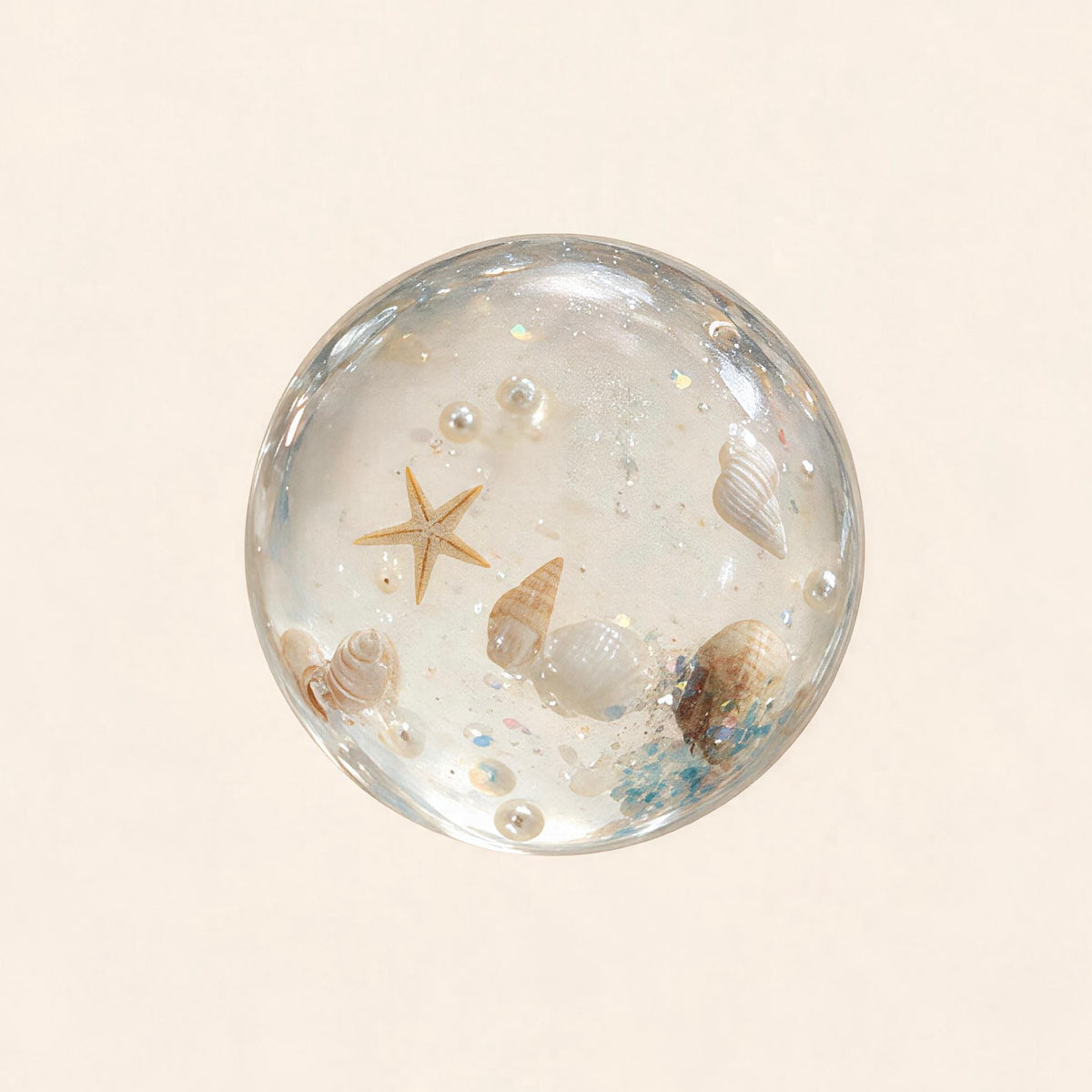 Crystal Ocean Coconut Oil Squishy Ball
