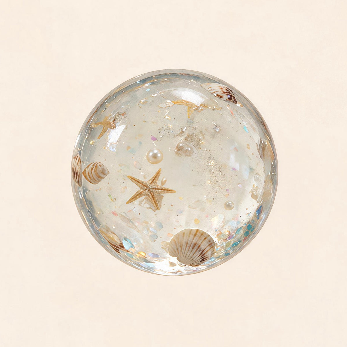 Crystal Ocean Coconut Oil Squishy Ball