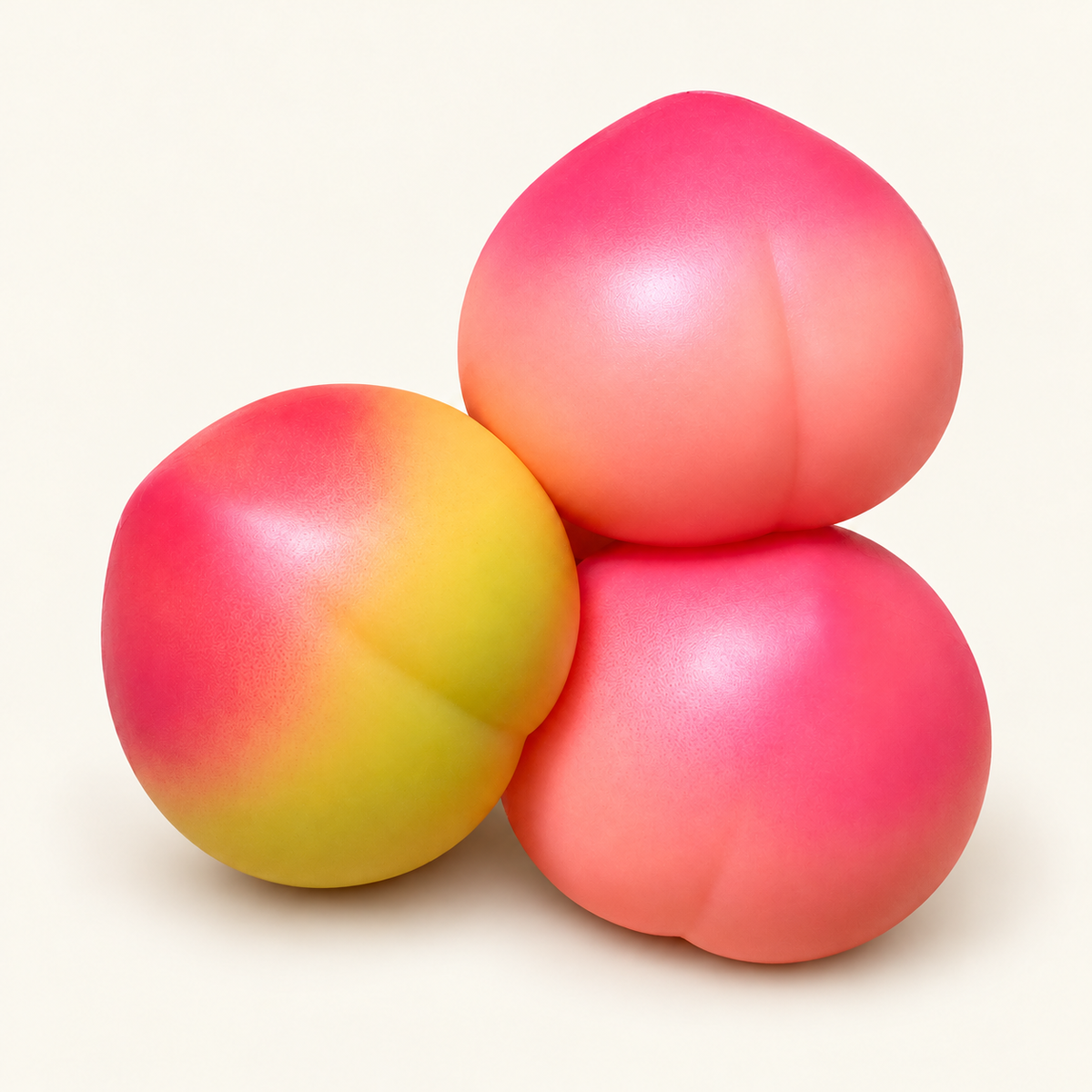 Pink Peach Squishy Ball